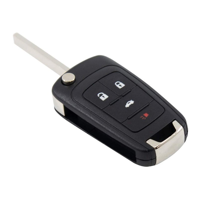 Keyless2Go بديل Keyless2Go لجهاز التحكم عن بعد بدون مفتاح 4 أزرار لقفل السيارة لسيارات Equinox وVerano وSonic وغيرها من المركبات التي تستخدم FCC OHT01060512 (عبوة 2) - Image 2